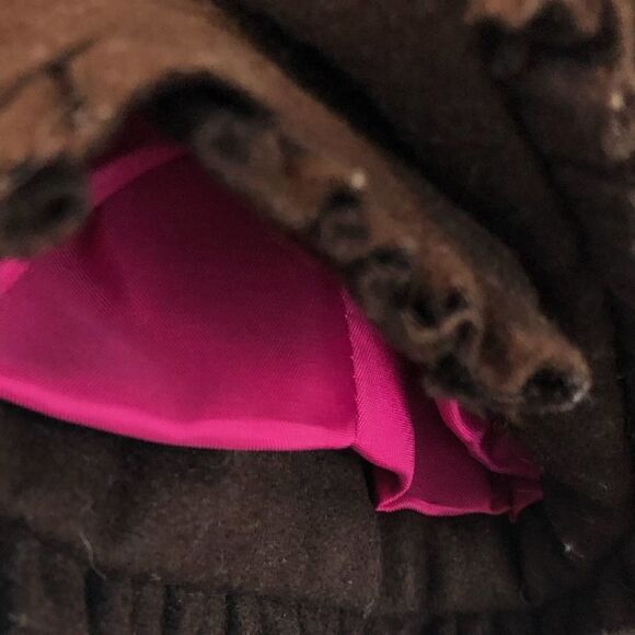 J. Crew Brown Wool Ruffled Blazer - Picture 2 of 4